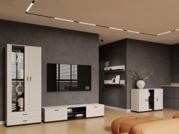 Obývacia stena SINDI 9J kašmír / čierna