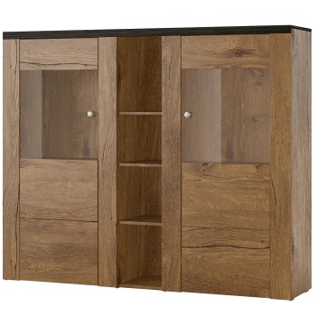 Vitrína LORAN LO46 dub lefkas / touchwood