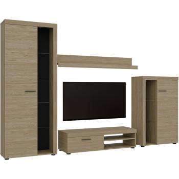 Obývacia stena RODOS dub olejovaný