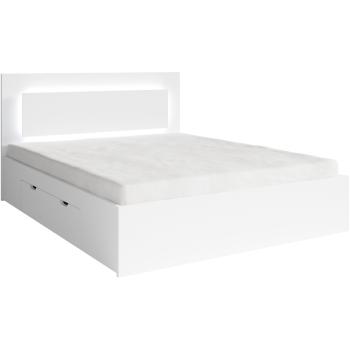 Lôžko so zásuvkami + LED 160x200 NINO 05 biela