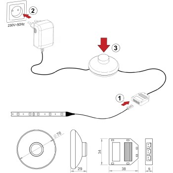 rtv-led-200-bialy